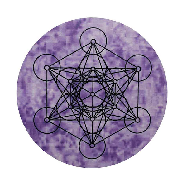 Crystal Pendulum Board Metatron Purple